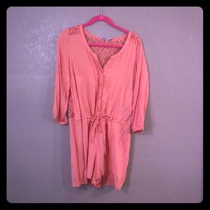 Peach colored Romper